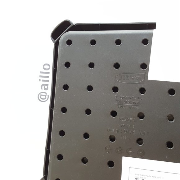 IKEA VESKEN Shelf unit, black - Picture 8 of 17